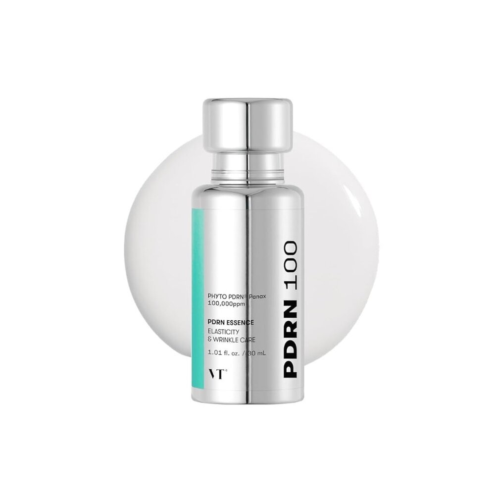 VT COSMETICS PDRN 100 Essence, Korean Gingseng Plant-derived PDRN Serum for Natu